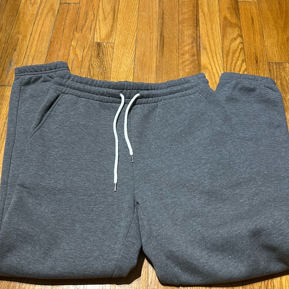 Grey sweatpants